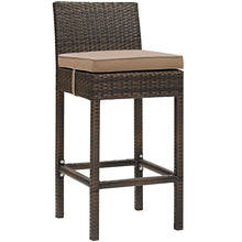 Load image into Gallery viewer, Conduit Bar Stool Outdoor Patio Wicker Rattan Set

