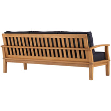 Load image into Gallery viewer, Marina Outdoor Patio Teak Sofa by Modway
