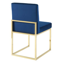 Load image into Gallery viewer, Carriage Channel Tufted Sled Base Performance Velvet Dining Chair by Modway
