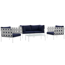 Load image into Gallery viewer, Harmony 5Piece Outdoor Patio Aluminum Sectional Sofa Set by Modway
