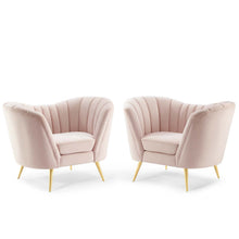 Load image into Gallery viewer, Opportunity Performance Velvet Armchair Set of 2 by Modway
