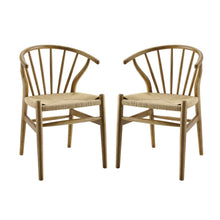 Load image into Gallery viewer, Flourish Spindle Wood Dining Side Chair Set of 2 by Modway
