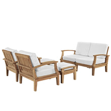 Load image into Gallery viewer, Marina 6 Piece Outdoor Patio Teak Set by Modway
