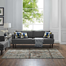 Load image into Gallery viewer, Jenica Distressed Moroccan Tribal Abstract Diamond 5x8 Area Rug by Modway
