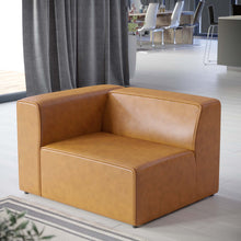 Load image into Gallery viewer, Mingle Vegan Leather Left-Arm Chair by Modway
