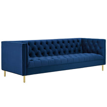 Load image into Gallery viewer, Delight Tufted Button Performance Velvet Sofa by Modway
