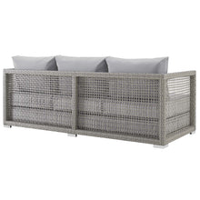 Load image into Gallery viewer, Aura 3 Piece Outdoor Patio Wicker Rattan Set by Modway
