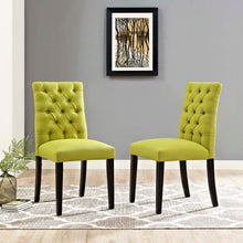 Load image into Gallery viewer, Duchess Fabric Dining Chair Set of 2 by Modway

