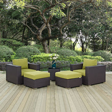 Load image into Gallery viewer, Convene 5 Piece Outdoor Patio Sectional Set by Modway
