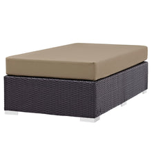 Load image into Gallery viewer, Convene Outdoor Patio Fabric Rectangle Ottoman by Modway
