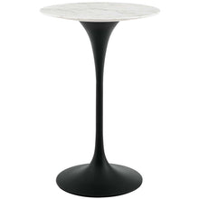 Load image into Gallery viewer, Lippa 28&quot; Round Faux Marble Bar Table by Modway
