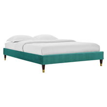 Load image into Gallery viewer, Elise Performance Velvet Full Platform Bed by Modway

