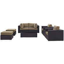 Load image into Gallery viewer, Convene 8 Piece Outdoor Patio Sectional Set by Modway
