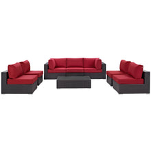 Load image into Gallery viewer, Convene 8 Piece Outdoor Patio Sectional Set by Modway
