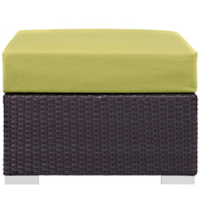 Load image into Gallery viewer, Convene Outdoor Patio Fabric Square Ottoman by Modway
