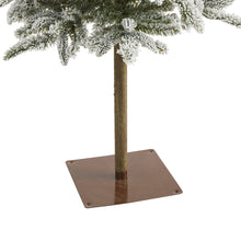 Load image into Gallery viewer, 6.5&#39; Flocked Washington Alpine Christmas Artificial Tree w/250 White Warm LED
