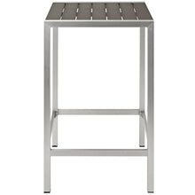 Load image into Gallery viewer, Shore Outdoor Patio Aluminum Bar Table by Modway
