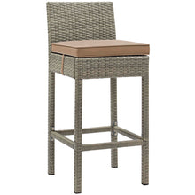 Load image into Gallery viewer, Conduit Outdoor Patio Wicker Rattan Bar Stool Set of 4 by Modway
