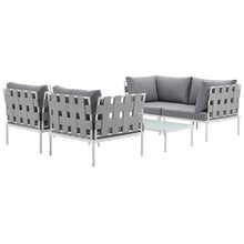 Load image into Gallery viewer, Harmony 5Piece Outdoor Patio Aluminum Sectional Sofa Set by Modway
