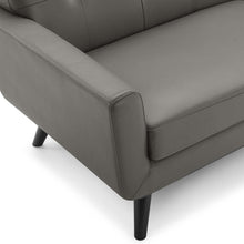 Load image into Gallery viewer, Engage Top-Grain Leather Living Room Lounge Sofa by Modway
