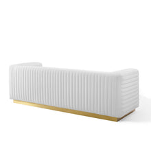 Load image into Gallery viewer, Charisma Channel Tufted Performance Velvet Living Room Sofa by Modway
