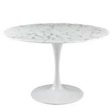 Load image into Gallery viewer, Lippa 48&quot; Round Artificial Marble Dining Table
