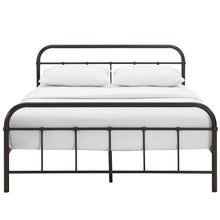 Load image into Gallery viewer, Maisie Stainless Steel Queen Bed Frame by Modway
