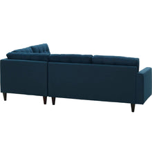 Load image into Gallery viewer, Empress 2 Piece Upholstered Fabric Right Facing Bumper Sectional by Modway
