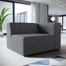 Load image into Gallery viewer, Mingle Fabric Right-Facing Sofa by Modway
