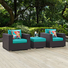 Load image into Gallery viewer, Convene 3 Piece Outdoor Patio Sofa Set by Modway
