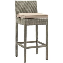 Load image into Gallery viewer, Conduit Outdoor Patio Wicker Rattan Bar Stool Set of 2 by Modway
