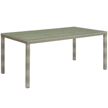 Load image into Gallery viewer, Conduit 70&quot; Outdoor Patio Wicker Rattan Dining Table by Modway
