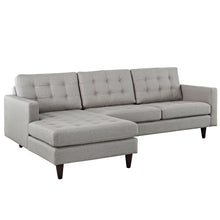 Load image into Gallery viewer, Empress Left-Facing Upholstered Fabric Sectional Sofa by Modway
