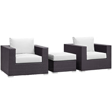 Load image into Gallery viewer, Convene 3 Piece Outdoor Patio Sofa Set by Modway
