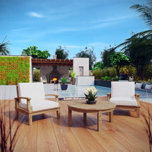 Load image into Gallery viewer, Marina 3 Piece Outdoor Patio Teak Set by Modway

