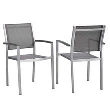 Load image into Gallery viewer, Shore Outdoor Patio Aluminum Dining Chair Set of 2 by Modway
