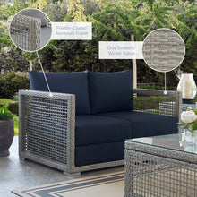 Load image into Gallery viewer, Aura Outdoor Patio Wicker Rattan Loveseat by Modway
