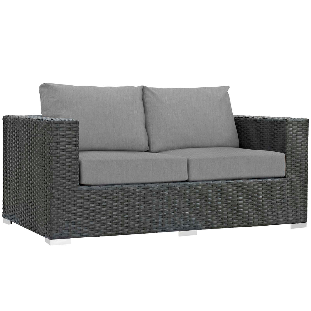 Sojourn Outdoor Patio Sunbrella¨ Loveseat by Modway