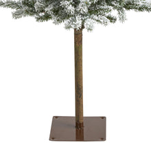 Load image into Gallery viewer, 5&#39; Flocked Alpine Christmas Artificial Tree w/150 Lights/ 405 Bendable Branches

