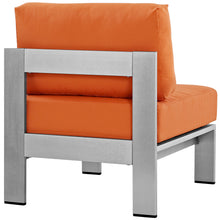 Load image into Gallery viewer, Shore Armless Outdoor Patio Aluminum Chair by Modway
