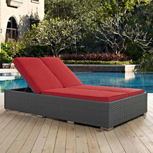 Load image into Gallery viewer, Sojourn Outdoor Patio Sunbrella¨ Double Chaise by Modway
