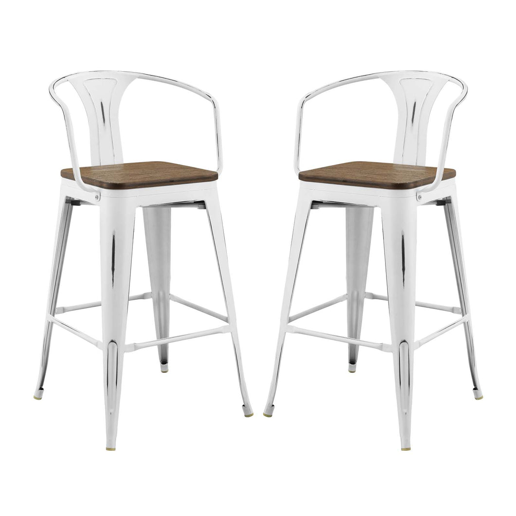 Promenade Bar Stool Set of 2 by Modway