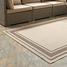 Load image into Gallery viewer, Rim Solid Border Indoor and Outdoor 8x10 Area Rug by Modway
