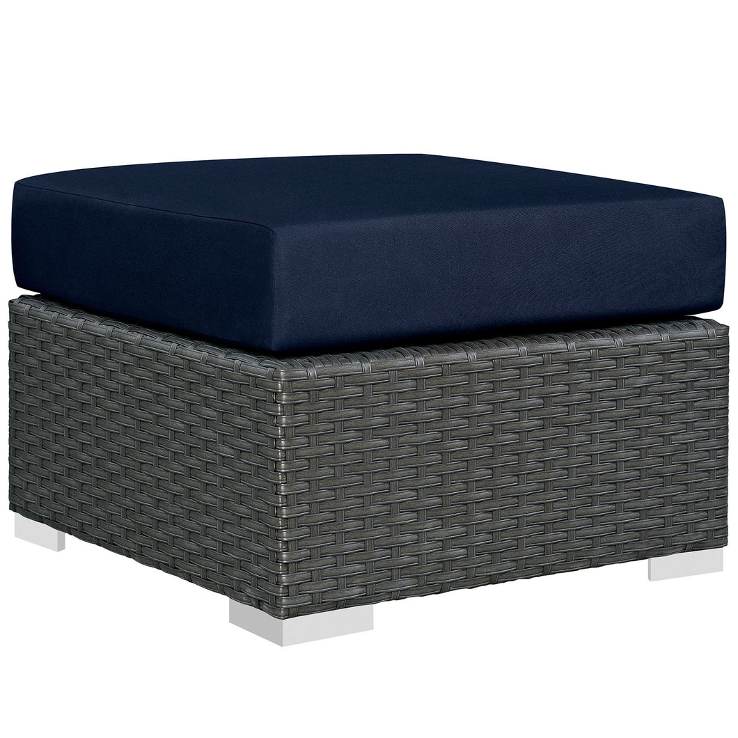 Sojourn Outdoor Patio Sunbrella¨ Ottoman by Modway