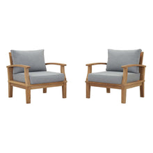 Load image into Gallery viewer, Marina 2 Piece Outdoor Patio Teak Set by Modway
