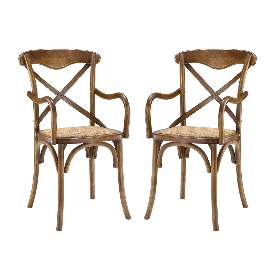 Gear Dining Armchair Set of 2 by Modway