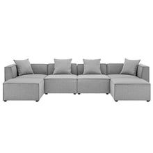 Load image into Gallery viewer, Saybrook 6-Piece Outdoor Patio Upholstered Sectional Sofa by Modway
