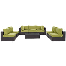 Load image into Gallery viewer, Convene 8 Piece Outdoor Patio Sectional Set by Modway
