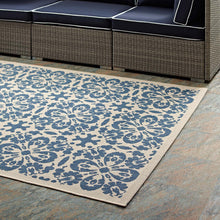 Load image into Gallery viewer, Ariana Vintage Floral Trellis Indoor and Outdoor 5x8 Area Rug by Modway
