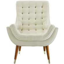 Load image into Gallery viewer, Suggest Button Tufted Performance Velvet Lounge Chair by Modway
